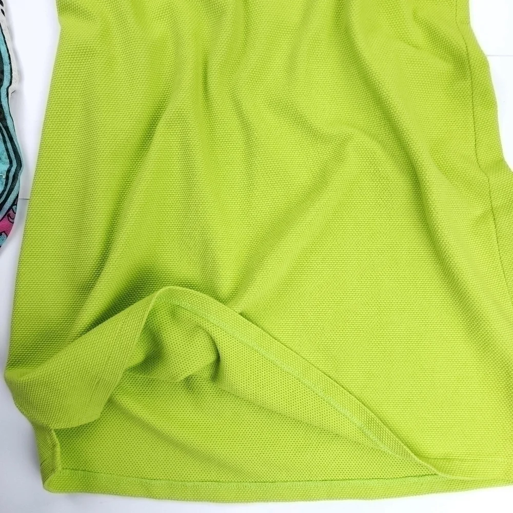 Real Clothes Textured Lime Dress Sz L - Picture 3 of 10